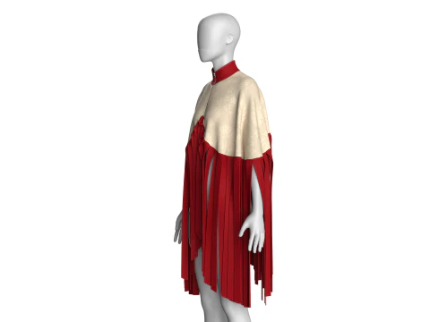 Girls Cape Tops V12 3D Model