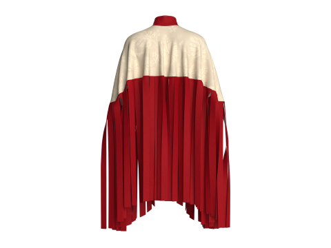 Girls Cope Tops V12 3D Model