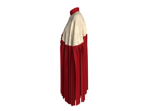 Girls Cape Tops V12 3D Model