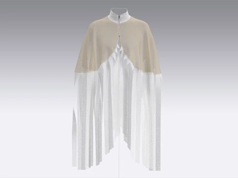 Girls Cape Tops V12 3D Model