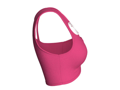 Girls Fashion Bralette Top V3 3D Model