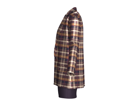 Abito moda aziendale per ragazze Modello 3D