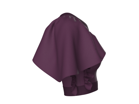 Top Bralette de moda para niñas V4 Modelo 3D