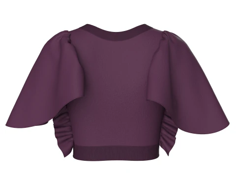 Girls Fashion Bralette Top V4 3D Model
