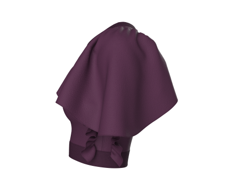 Top Bralette de moda para niñas V4 Modelo 3D