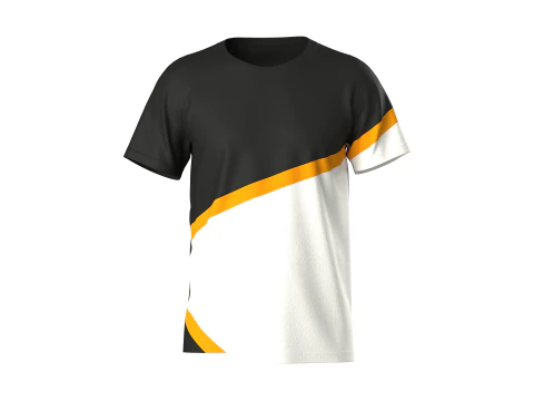 Men 2 Ton Color Tshirt 3D Model