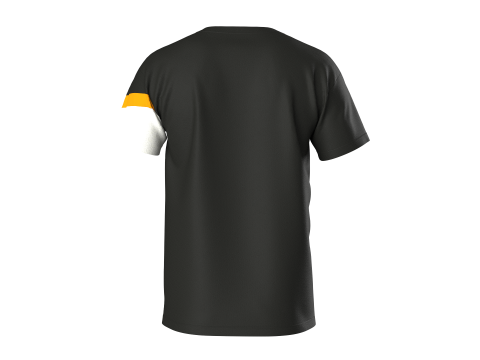 Heren 2-kleurig T-shirt 3D Model