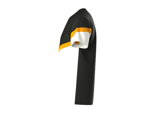Heren 2-kleurig T-shirt 3D Model