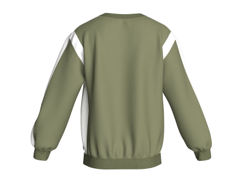 男士虹彩印花卫衣 3D 模型