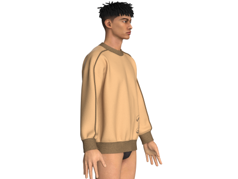 Мужская футболка с принтом 3D Модель