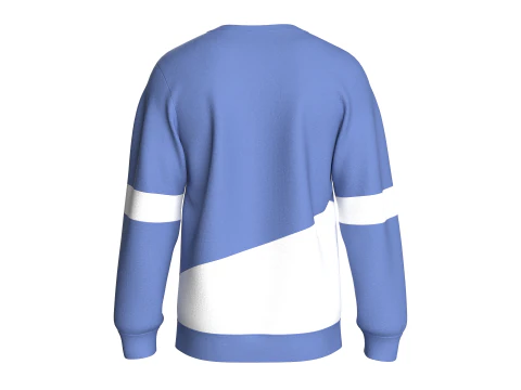 Men Printed Pocket Sweatshirt 3D Model