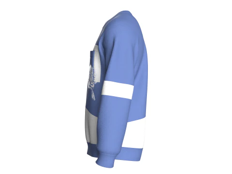 Men Printed Pocket Sweatshirt 3D Model