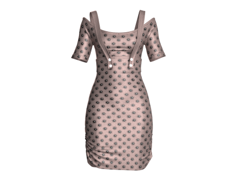 Modisches Partykleid für Mädchen V2 3D Modell