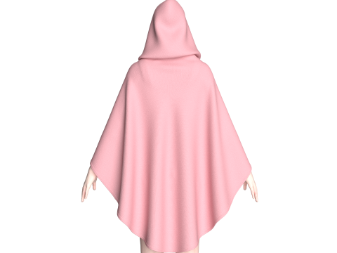 Бюстгальтер для дівчаток з капюшоном 3D Модель