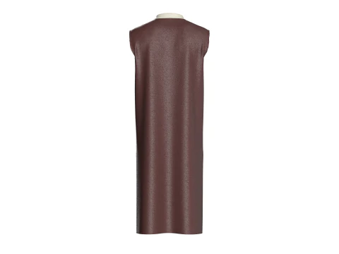 Men Sleeveless Leather Jacket 3D Model
