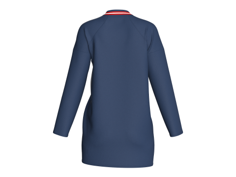 लड़कियों की शेफ वर्दी 3D मॉडल