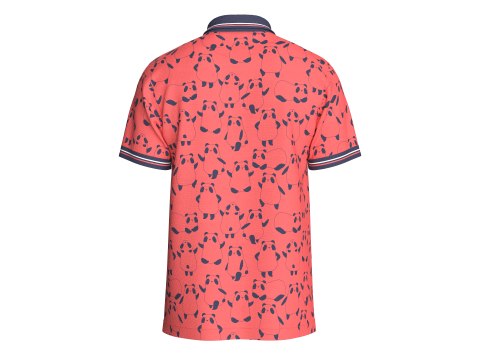 メンズパンダプリントポロシャツ 3Dモデル