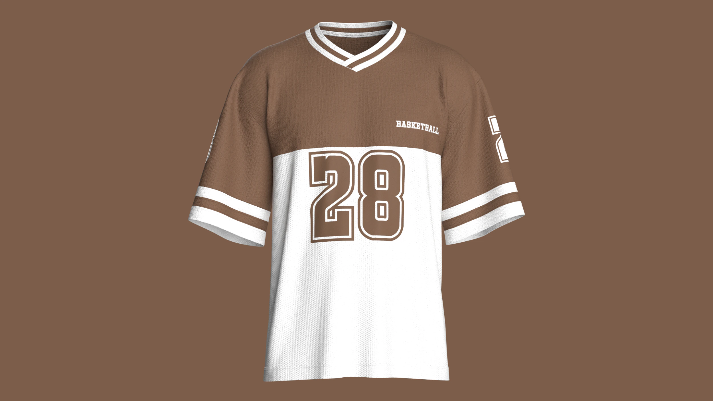 Men Basketball Tshirt-Mesh V2 3D Model .c4d .max .obj .3ds .fbx .stl .blend 