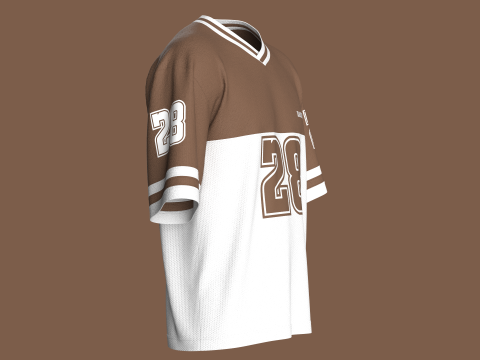 Herren Basketball T-Shirt-Mesh V2 3D Modell