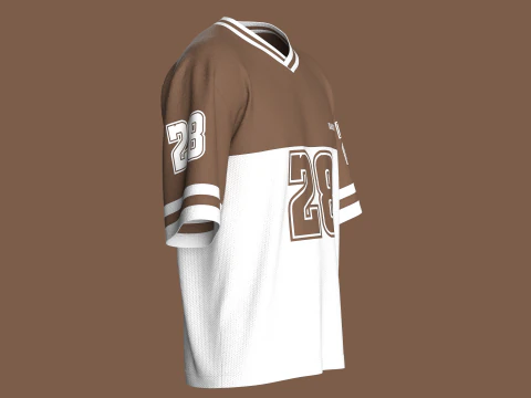 Men Basketball Tshirt-Mesh V2 3D Model