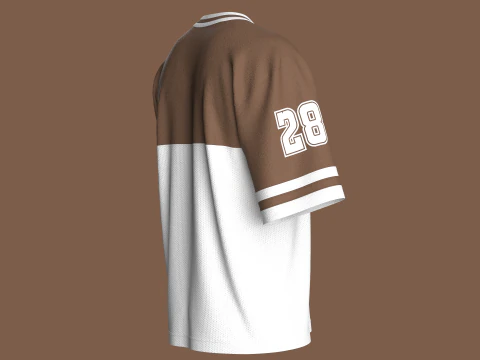 Men Basketball Tshirt-Mesh V2 3D Model