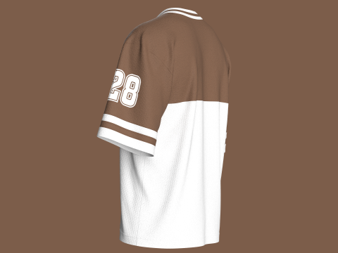 Herren Basketball T-Shirt-Mesh V2 3D Modell