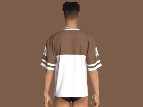 Men Basketball Tshirt-Mesh V2 3D Model