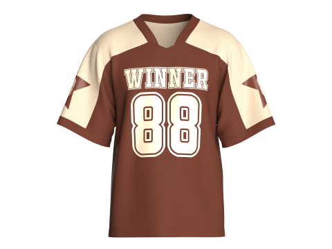 T-shirt gagnant de basket-ball pour hommes - Mesh Modèle 3D