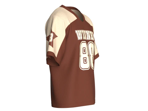 Men Basketball Winner Tshirt - Mesh 3D Model