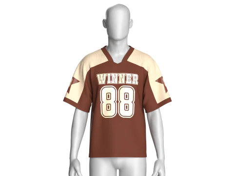 Men Basketball Winner Tshirt - Mesh 3D Model