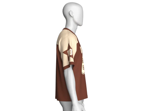 Men Basketball Winner Tshirt - Mesh 3D Model