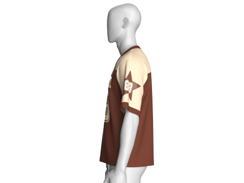 Men Basketball Winner Tshirt - Mesh 3D Model