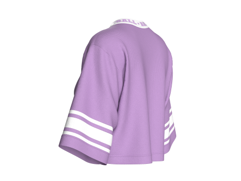 Girls Basketball Crop Tshirt - Mesh V2 3D Model