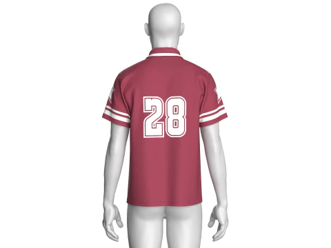 Men Basketball Winner Polo Shirt - Mesh 3D Model