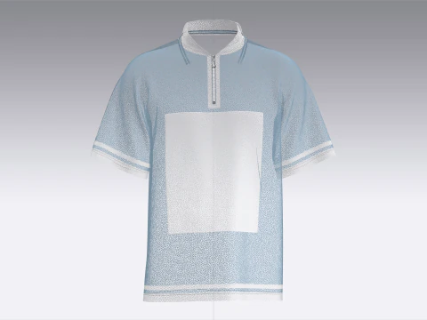 Men Basketball Winner Polo Shirt - Mesh 3D Model