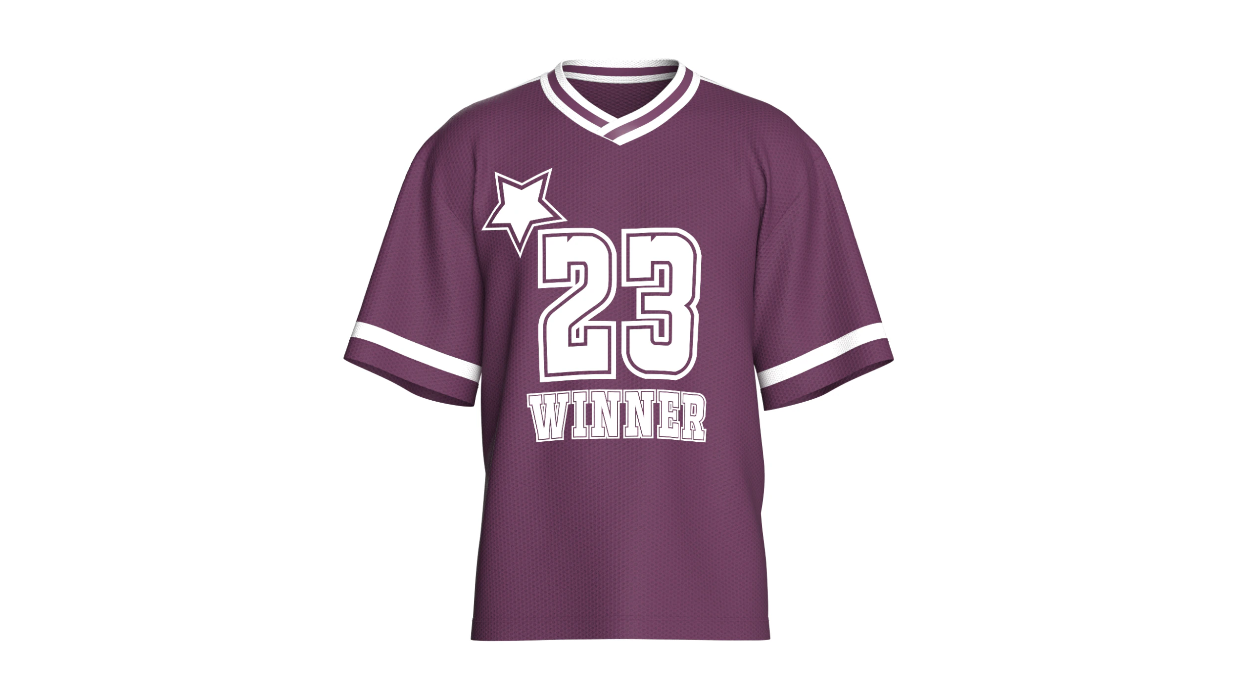 Men Basketball Winner Tshirt - Mesh V2 3D Model .c4d .max .obj .3ds .fbx .stl .blend 