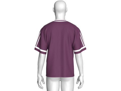 Camiseta ganadora de baloncesto para hombre - Mesh V2 Modelo 3D