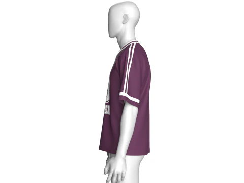 Men Basketball Winner Tshirt - Mesh V2 3D Model