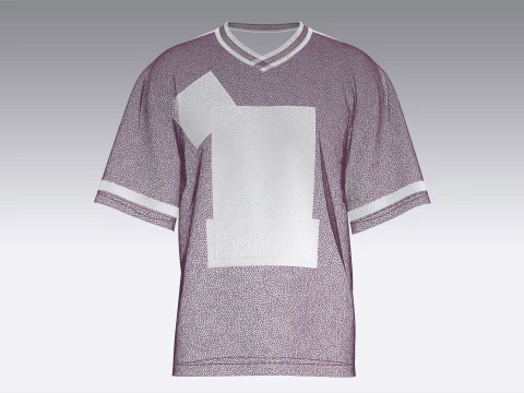Men Basketball Winner Tshirt - Mesh V2 3D Model