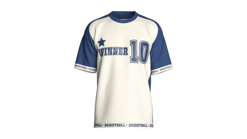 Camiseta masculina vencedora do basquete - Mesh V3 Modelo 3D .c4d .max .obj .3ds .fbx .stl .blend