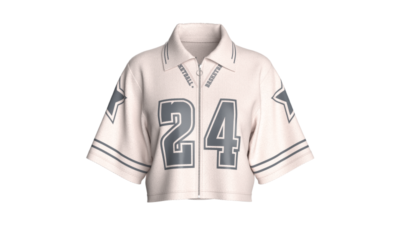 Polo da basket per ragazze con cerniera - Maglia Modello 3D .c4d .max .obj .3ds .fbx .stl .blend 