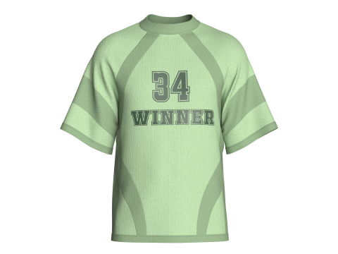 Raglan basketbalshirt voor heren - mesh 3D Model