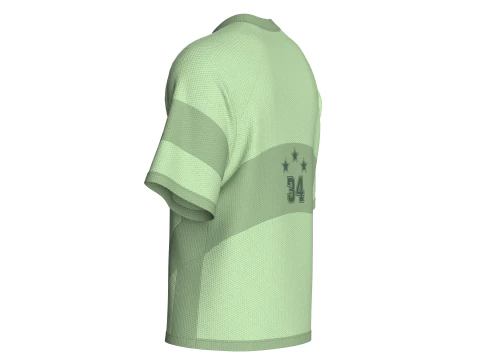 Men Raglan Basketball Tshirt - Mesh 3D Model