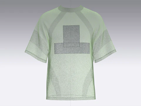 Men Raglan Basketball Tshirt - Mesh 3D Model