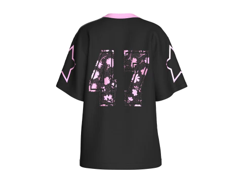 Girls Basketball Tshirt - Mesh 3D Model