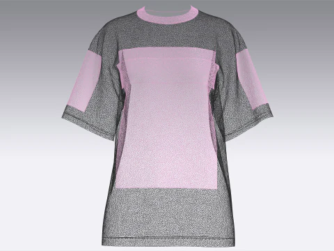 Girls Basketball Tshirt - Mesh 3D Model