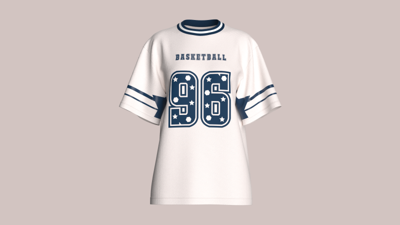 Баскетбольна футболка для дівчат - Сітка V2 3D Модель .c4d .max .obj .3ds .fbx .stl .blend 