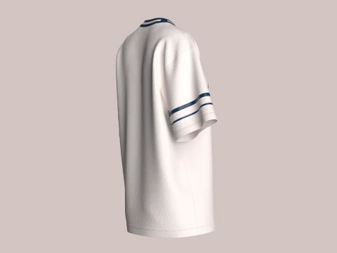 Girls Basketball Tshirt - Mesh V2 3D Model