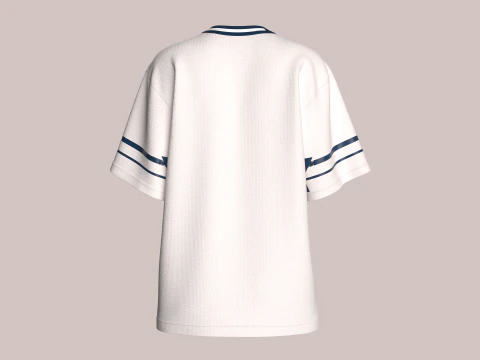 Girls Basketball Tshirt - Mesh V2 3D Model