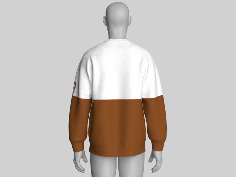 पुरुष मुद्रित स्वेटशर्ट - अन्वेषण करें 3D मॉडल